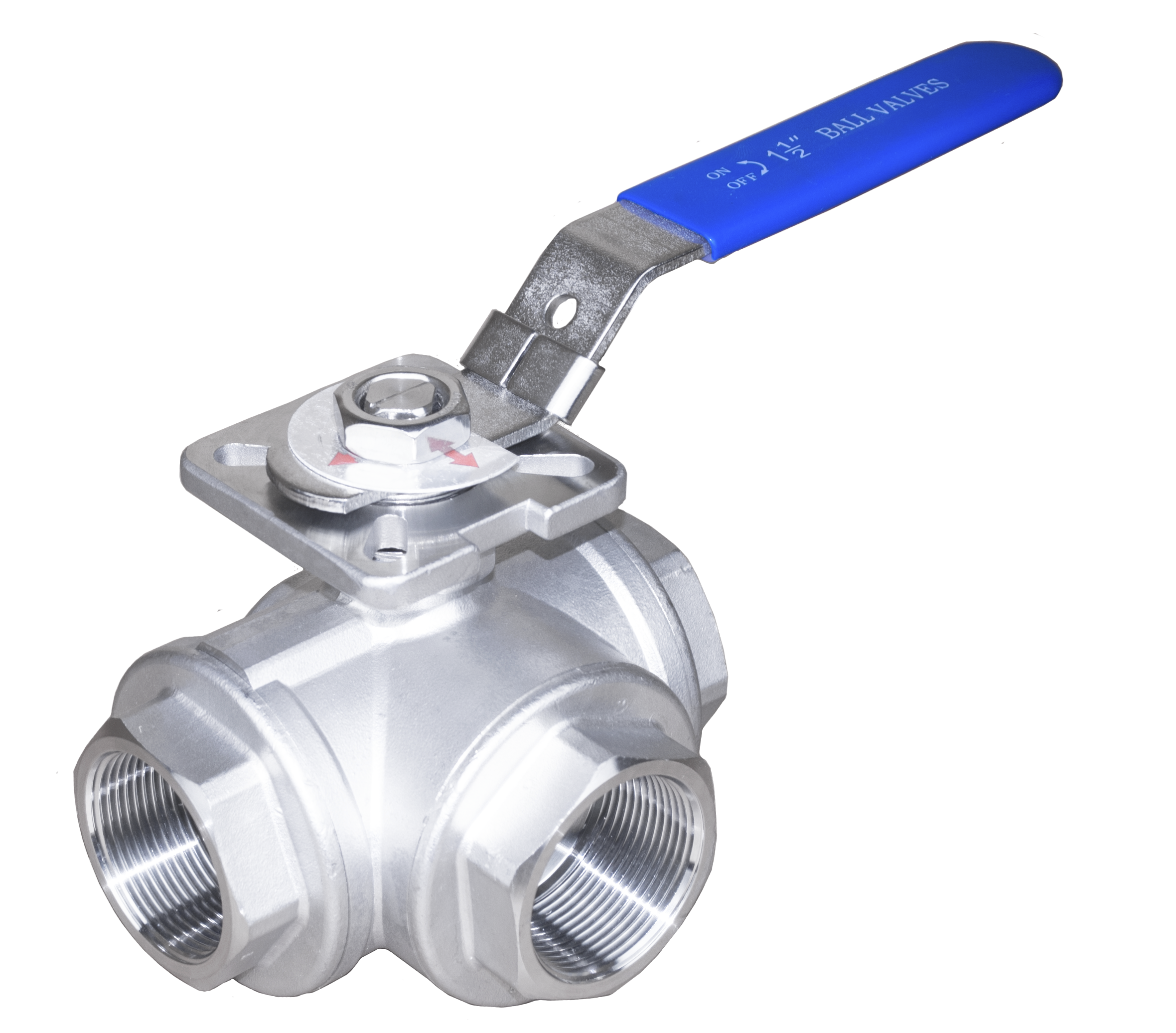 3-Way Threaded Ball Valve - view 4